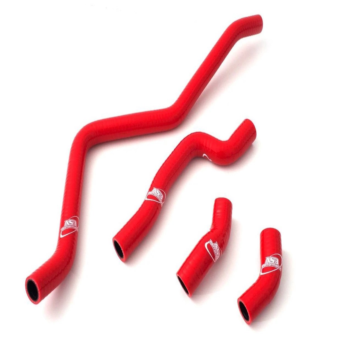 YAMAHA YFM 660 R RAPTOR 2001-2005 AS3 PERFORMANCE SILICONE RADIATOR HOSES RED