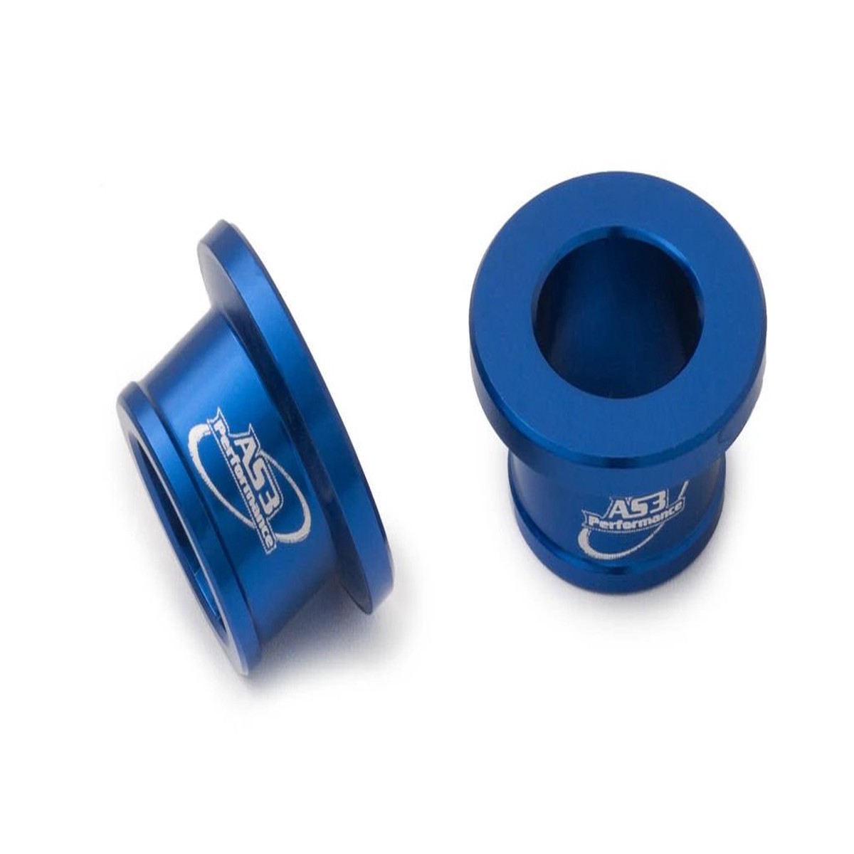YAMAHA YZ 85 2002-2018 AS3 PERFORMANCE REAR WHEEL SPACERS BLUE