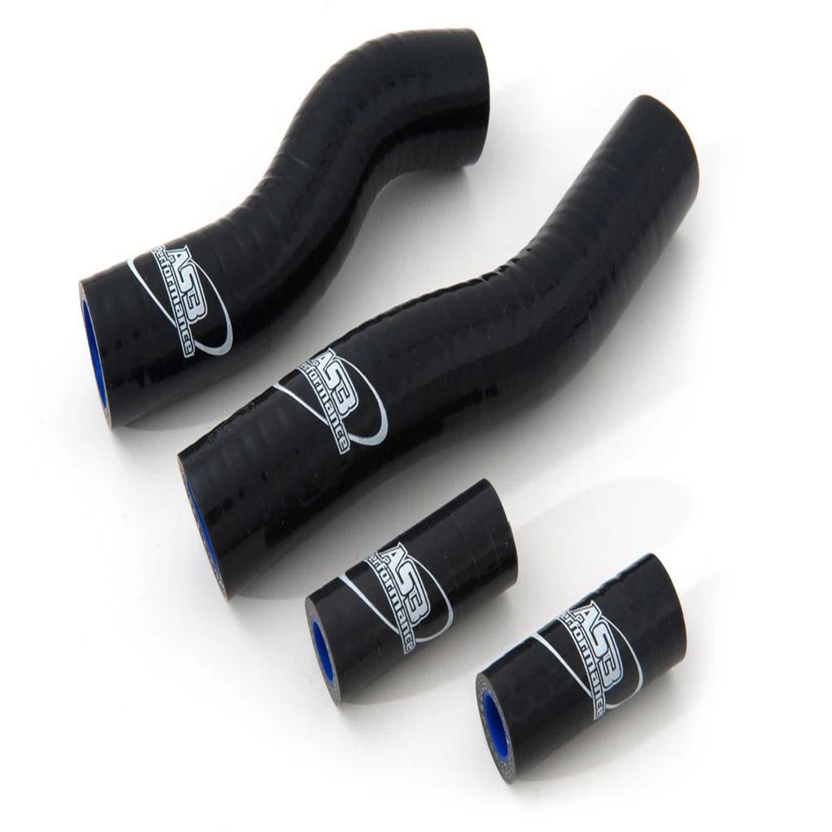 BMW F 800 GS 2009-2018 AS3 PERFORMANCE SILICONE RADIATOR HOSES BLACK