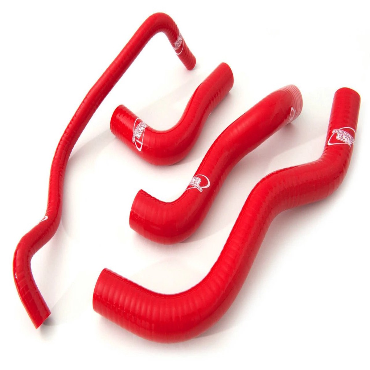 HONDA CB 600 HORNET PC25 AS3 PERFORMANCE SILICONE RADIATOR HOSES RED