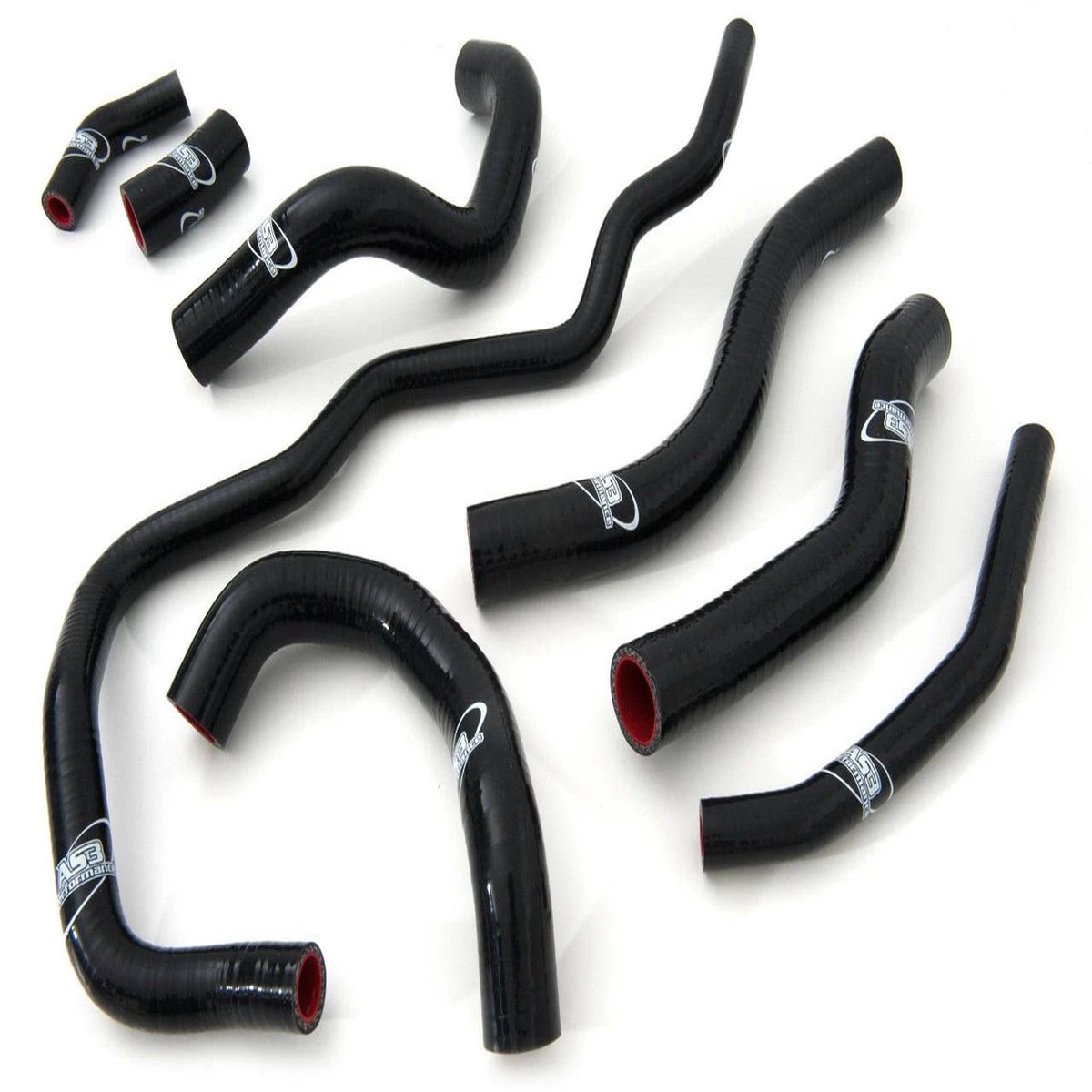 HONDA CBF 1000 2007-2010 AS3 PERFORMANCE SILICONE RADIATOR HOSES BLACK
