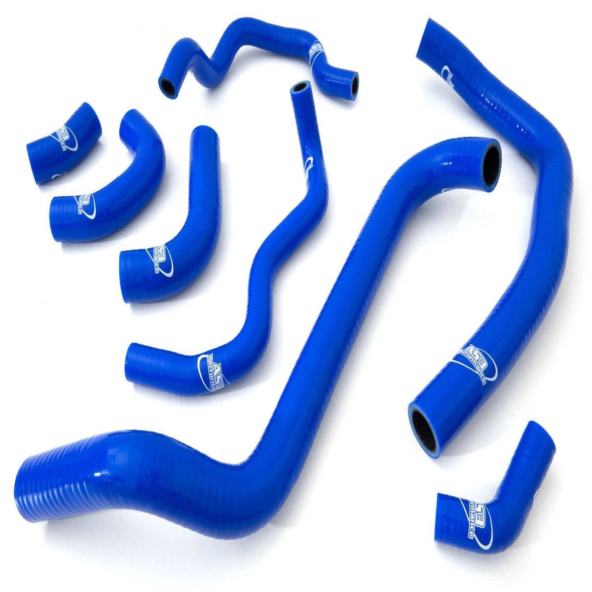 HONDA CBR 600 RR 2003-2004 AS3 PERFORMANCE SILICONE RADIATOR HOSES BLUE