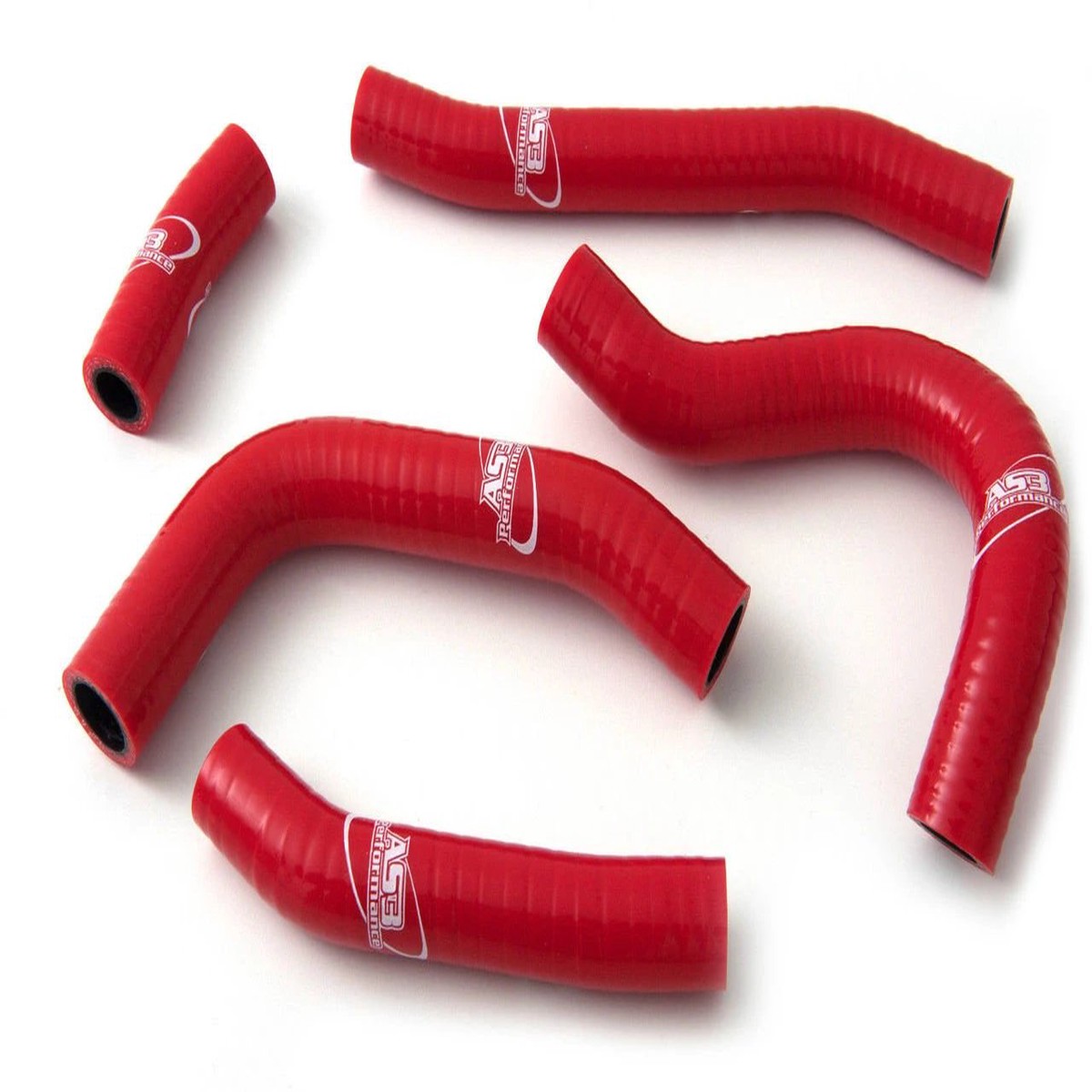 HONDA CRF 250 R 2016-2017 AS3 PERFORMANCE SILICONE RADIATOR HOSES RED