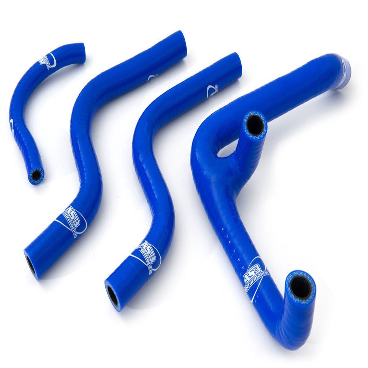 HUSQVARNA CR WR 250 360 2000-2007 AS3 PERFORMANCE SILICONE RADIATOR HOSES BLUE