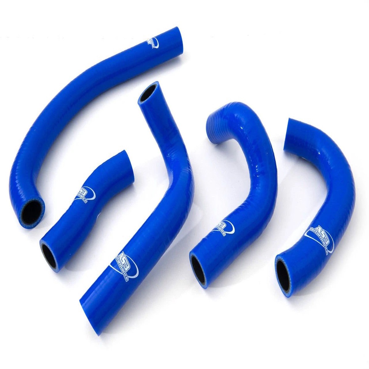 KAWASAKI ZZR 600 D 1990-1992 AS3 PERFORMANCE SILICONE RADIATOR HOSES BLUE