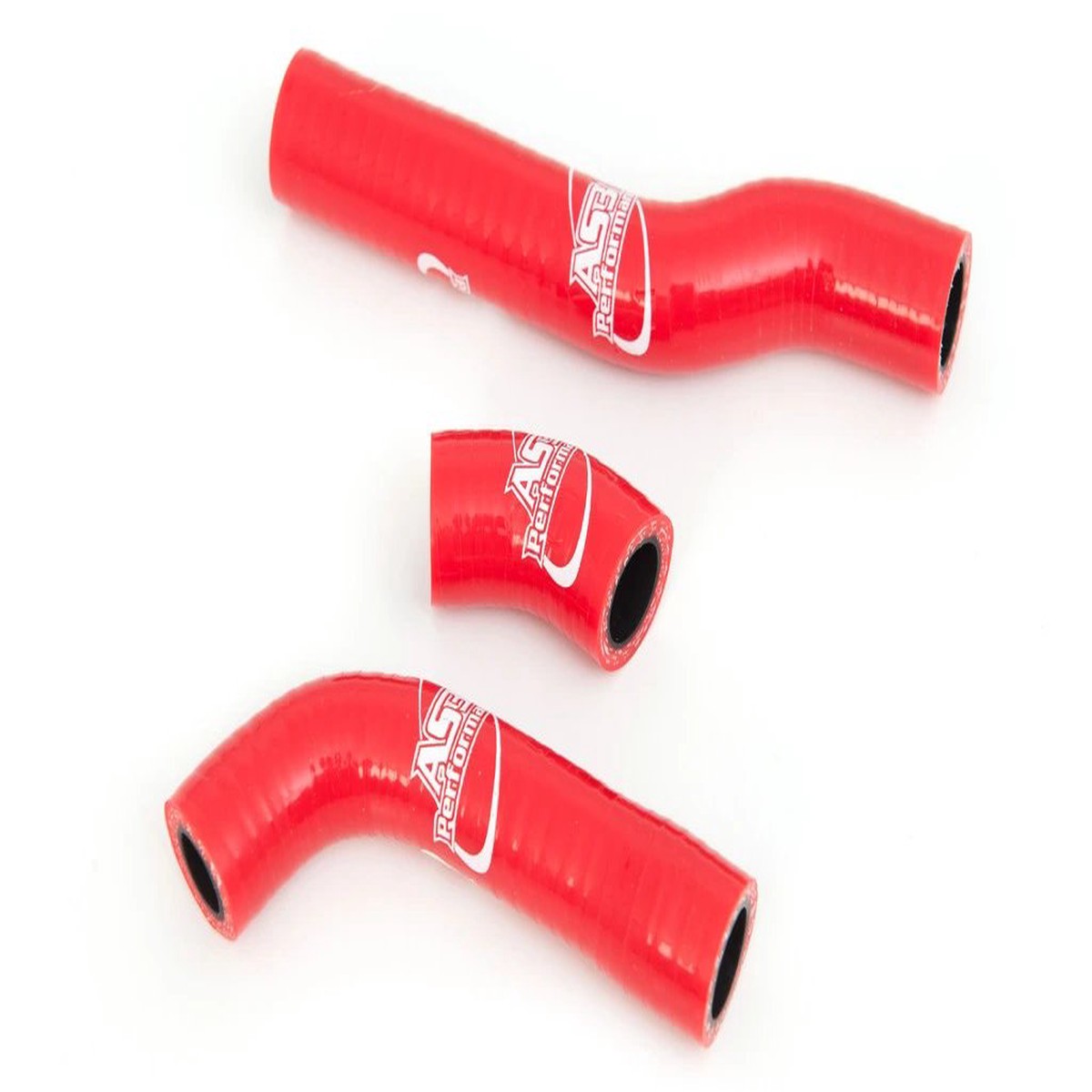 GAS GAS TXT PRO 125 250 280 300 2014-2020 AS3 PERFORMANCE SILICONE RADIATOR HOSES RED