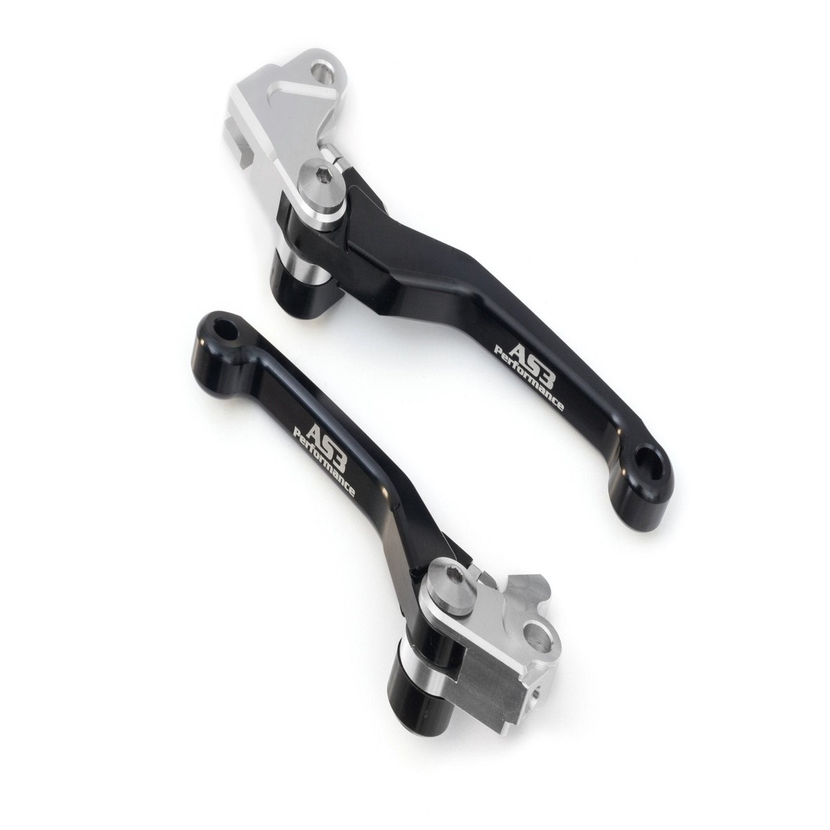 HONDA CR 80 85 1998-2007 CR 125 250 1992-2003 CRF 150 R 2007-2025 AS3 FRONT BRAKE & CLUTCH FLEXI PIVOT LEVERS BLACK