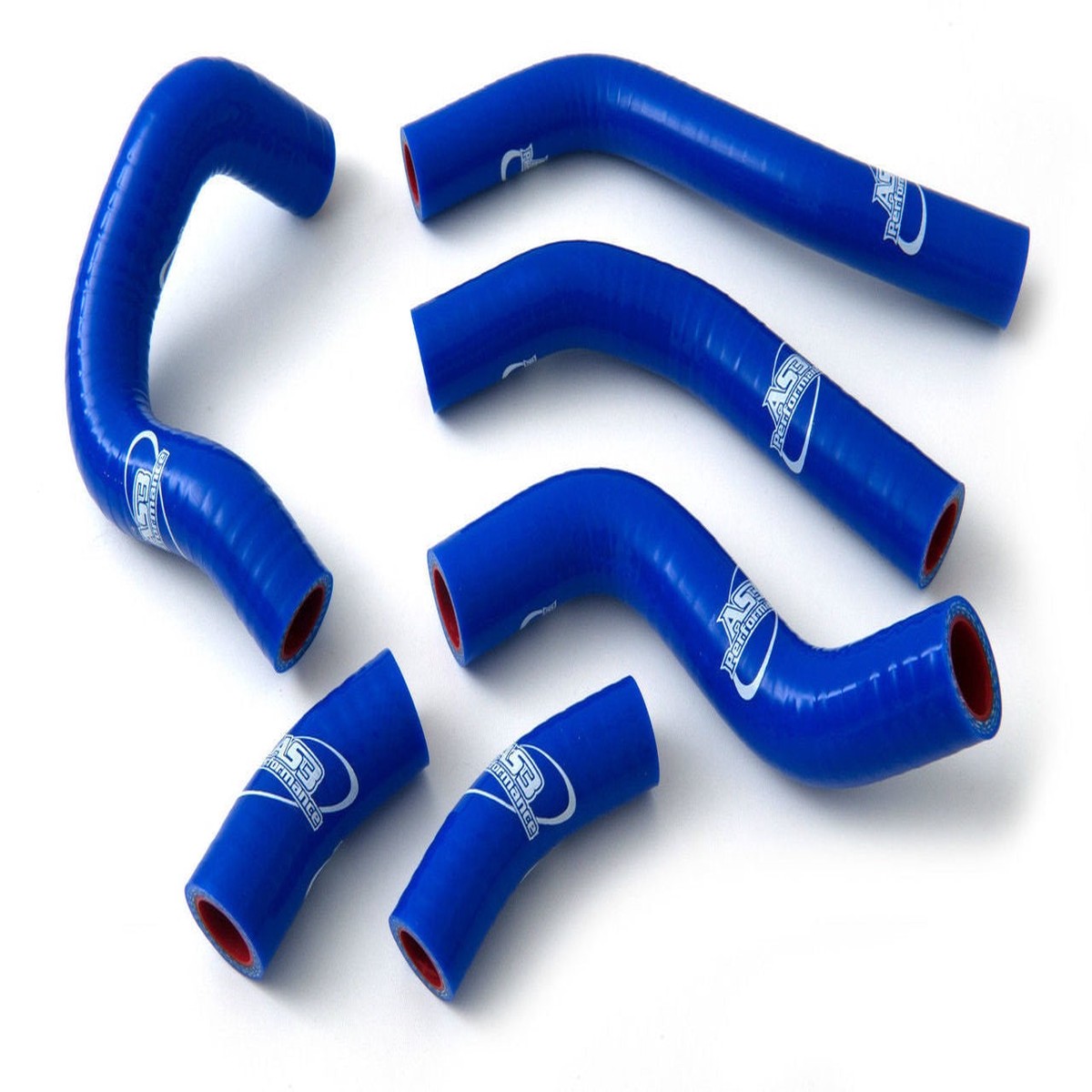 HONDA CRF 450 R 2015-2016 AS3 PERFORMANCE SILICONE RADIATOR HOSES BLUE