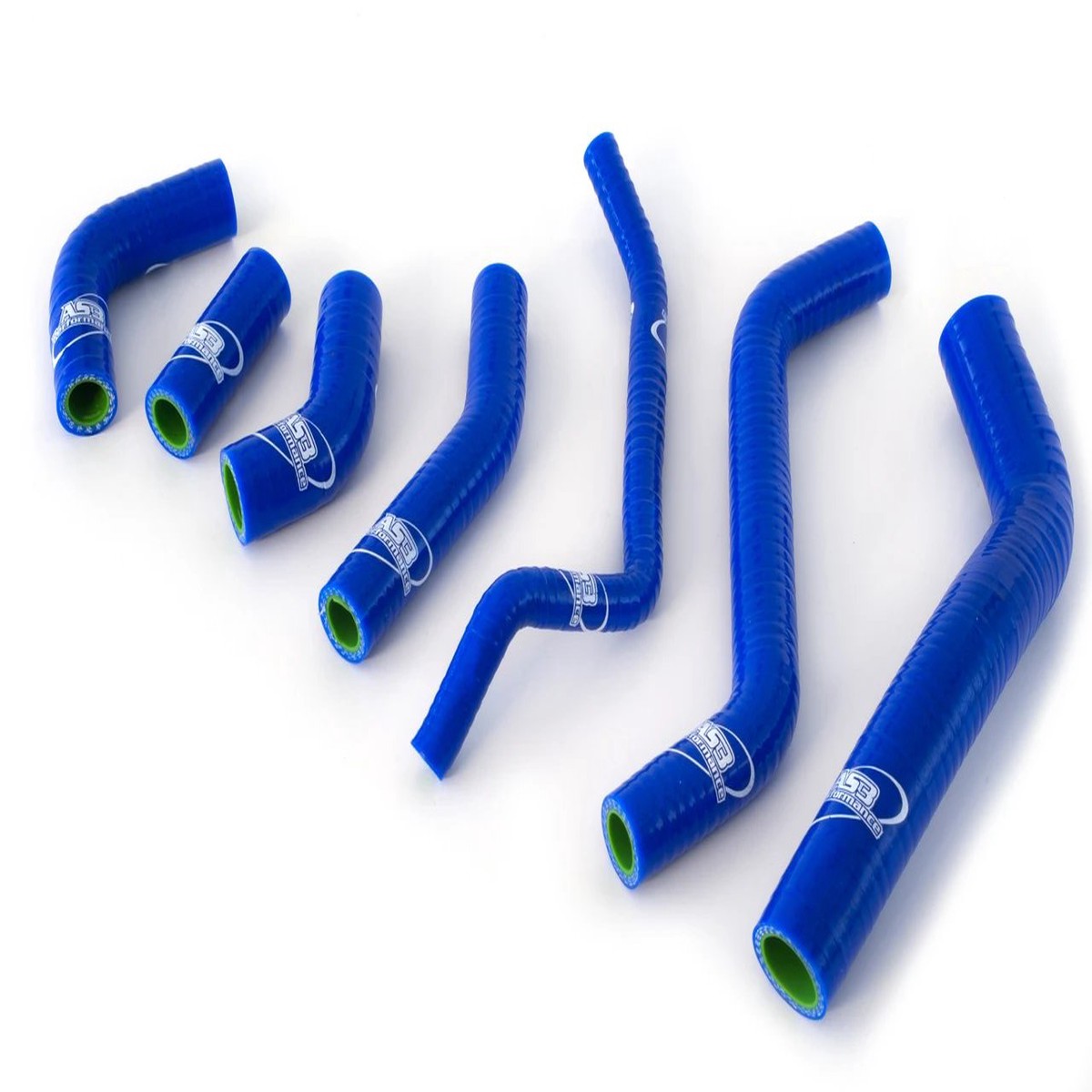 KAWASAKI KLX 450 R 2007-2016 AS3 PERFORMANCE SILICONE RADIATOR HOSES BLUE