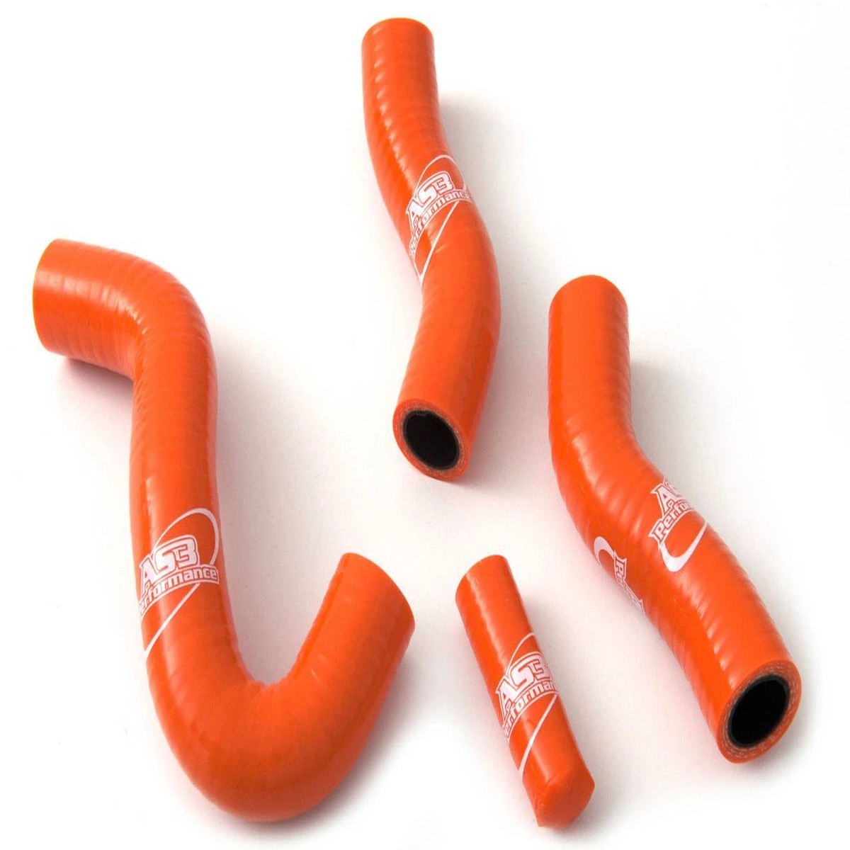 KTM 450 500 EXC-F XC-W 2012-2016 AS3 (THERMOSTAT BYPASS) SILICONE RADIATOR HOSES