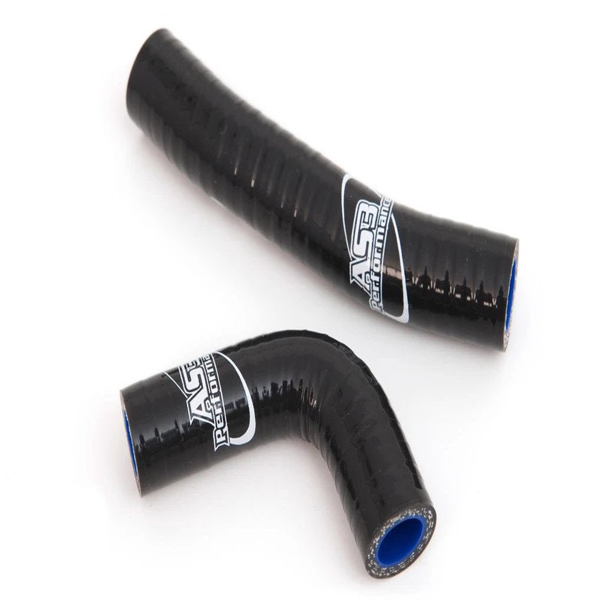 SHERCO ST 125 250 290 TRIALS 2011 AS3 PERFORMANCE SILICONE RADIATOR HOSES BLACK
