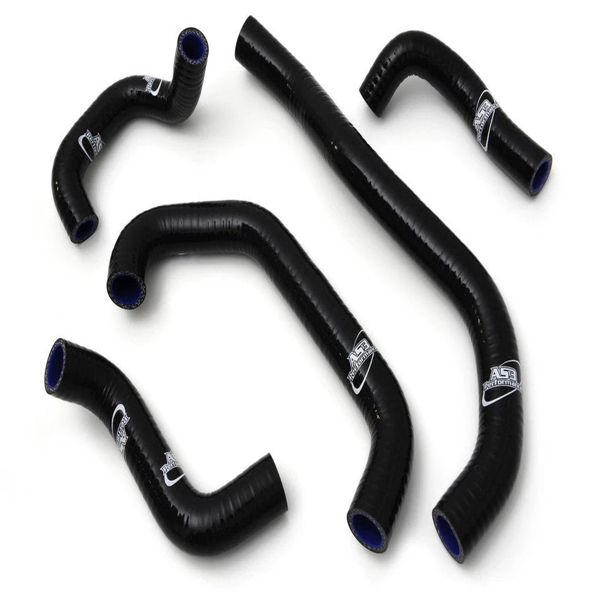 SUZUKI GSF 400 BANDIT 1989-1998 AS3 PERFORMANCE SILICONE RADIATOR HOSES BLACK