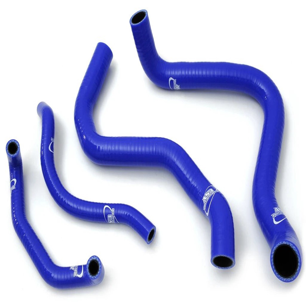 SUZUKI GSXR 750 2004 K4 AS3 PERFORMANCE SILICONE RADIATOR HOSES BLUE