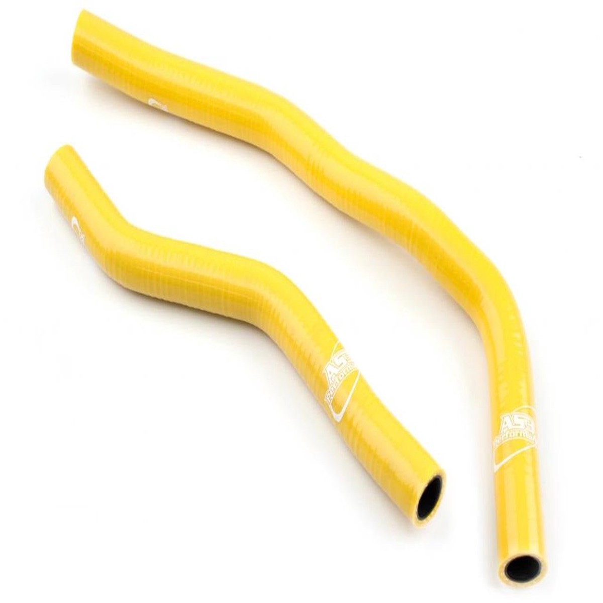SUZUKI RM 80 1992-2001 AS3 PERFORMANCE SILICONE RADIATOR HOSES YELLOW