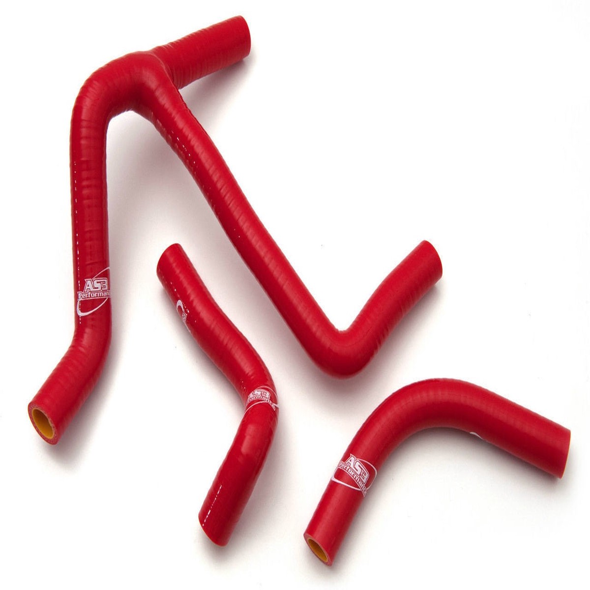 SUZUKI RMX 450 Z 2010-2019 AS3 PERFORMANCE SILICONE RADIATOR HOSES (Y-KIT) RED