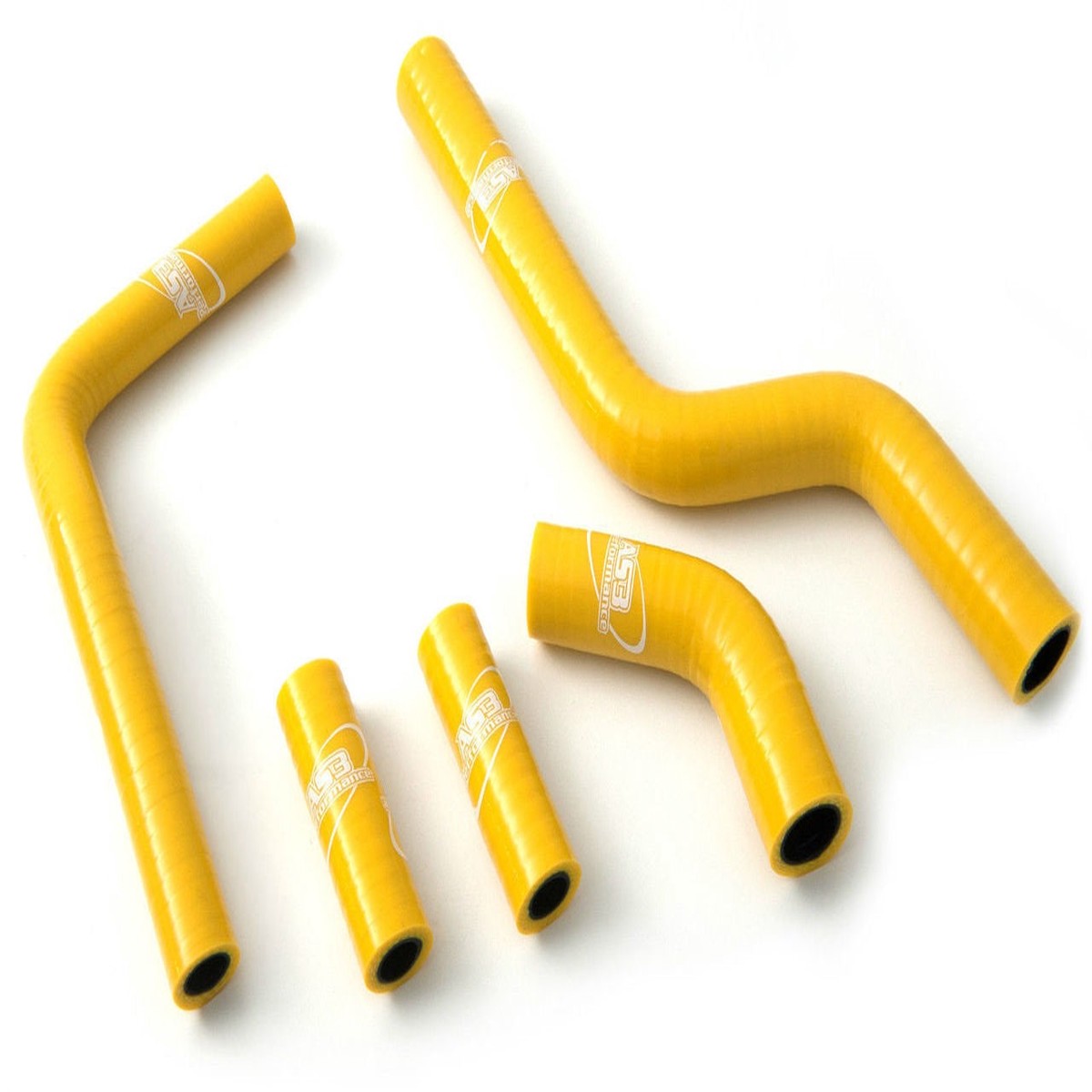 SUZUKI RMZ 250 2004 AS3 PERFORMANCE SILICONE RADIATOR HOSES YELLOW