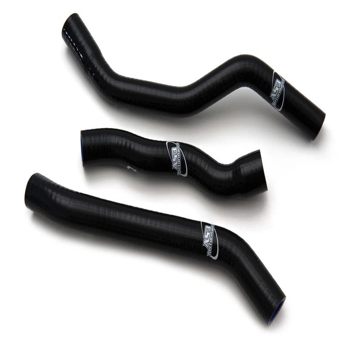 YAMAHA XTZ 750 SUPER TENERE 1989-1997 AS3 PERFORMANCE SILICONE RADIATOR HOSES BLACK