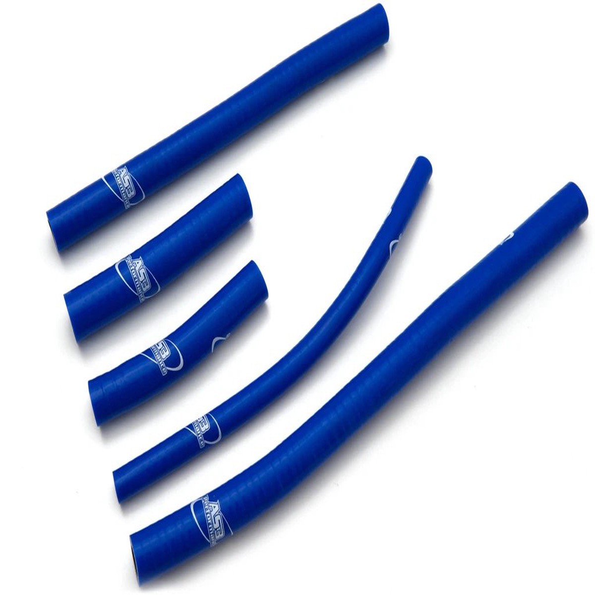 APRILIA SXV RXV 450 550 2006-2012 AS3 PERFORMANCE SILICONE RADIATOR HOSES BLUE