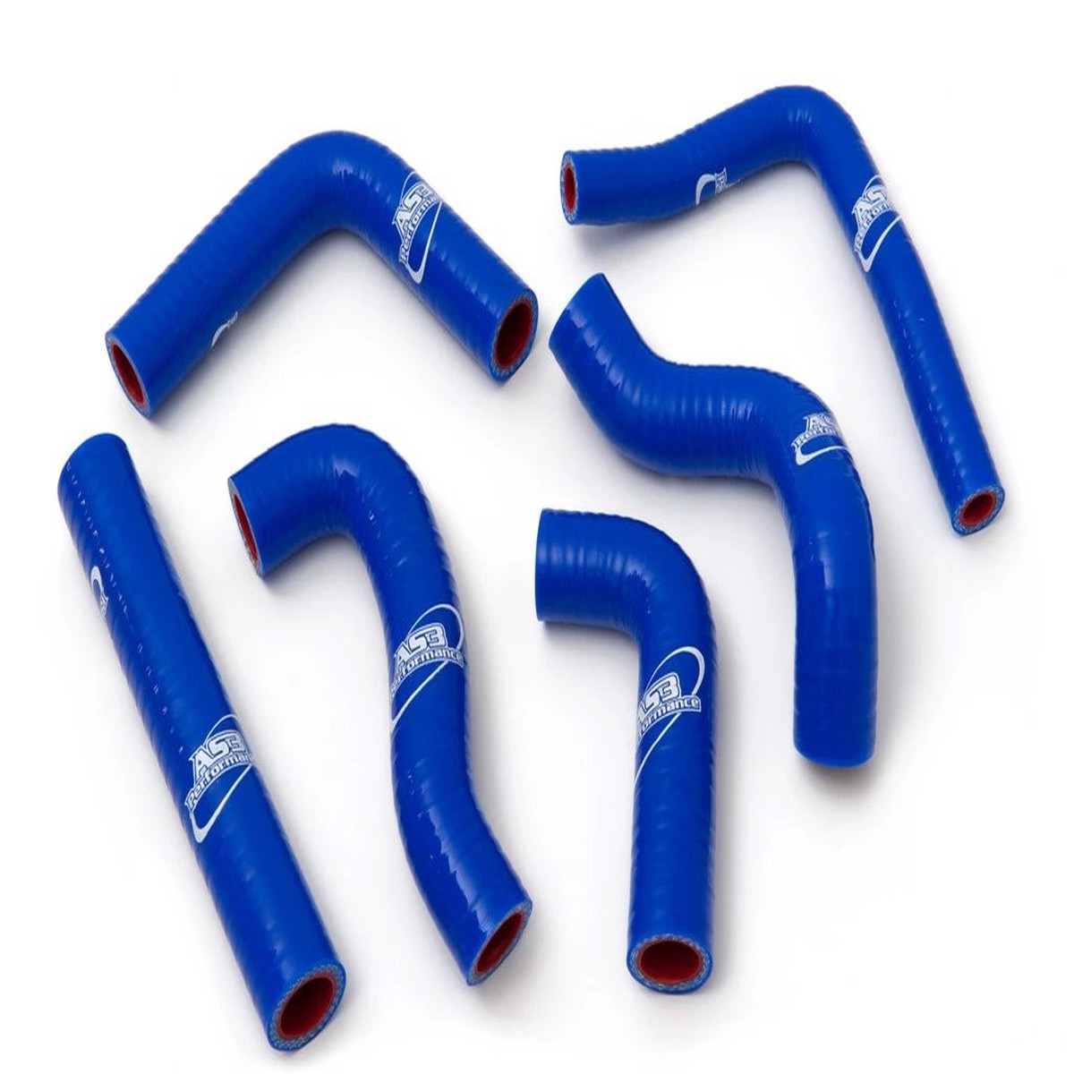 BETA 250 300 RR 2013-2015 AS3 PERFORMANCE SILICONE RADIATOR HOSES BLUE