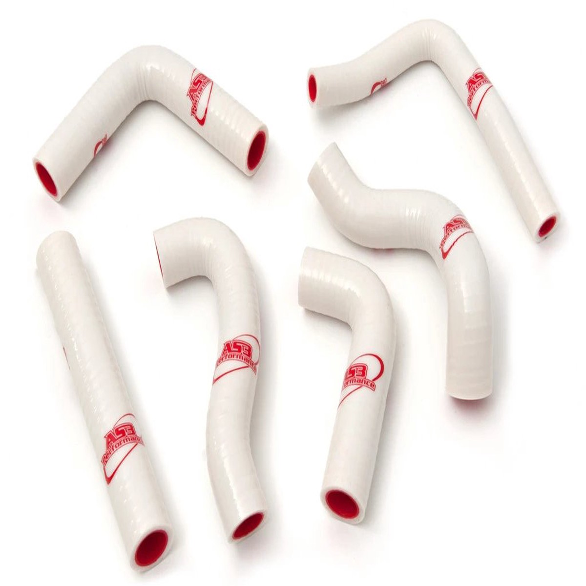BETA 250 300 RR 2013-2015 AS3 PERFORMANCE SILICONE RADIATOR HOSES WHITE