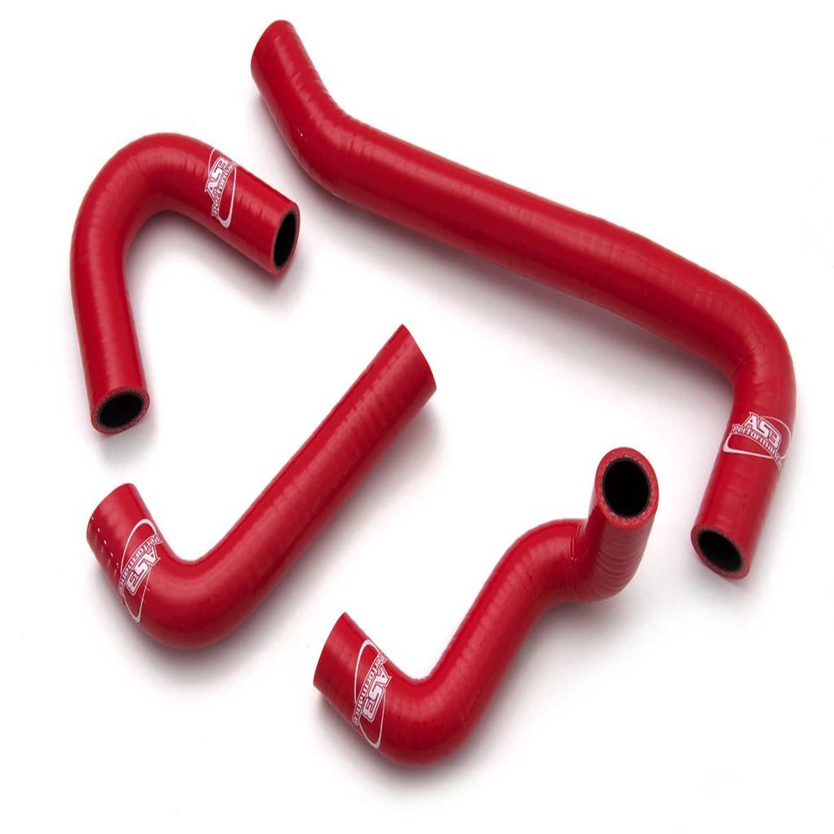 BMW F 650 GS F650 GS DAKAR 2005-2007 AS3 PERFORMANCE SILICONE RADIATOR HOSES RED