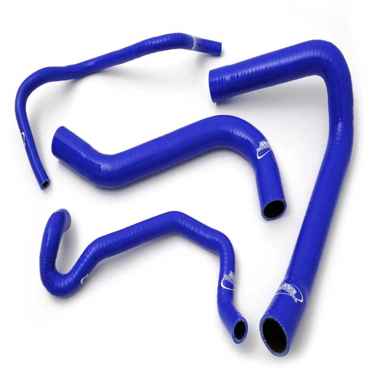 BMW S 1000 R RR HP4 XR 2009-2019 AS3 PERFORMANCE SILICONE RADIATOR HOSES BLUE