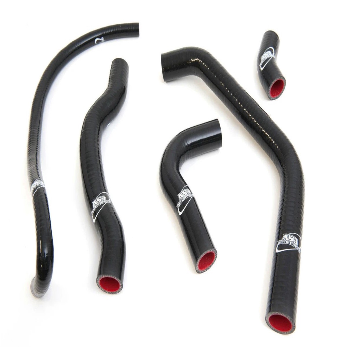 HONDA CBR 600 F3 1995-1998 AS3 PERFORMANCE SILICONE RADIATOR HOSES BLACK