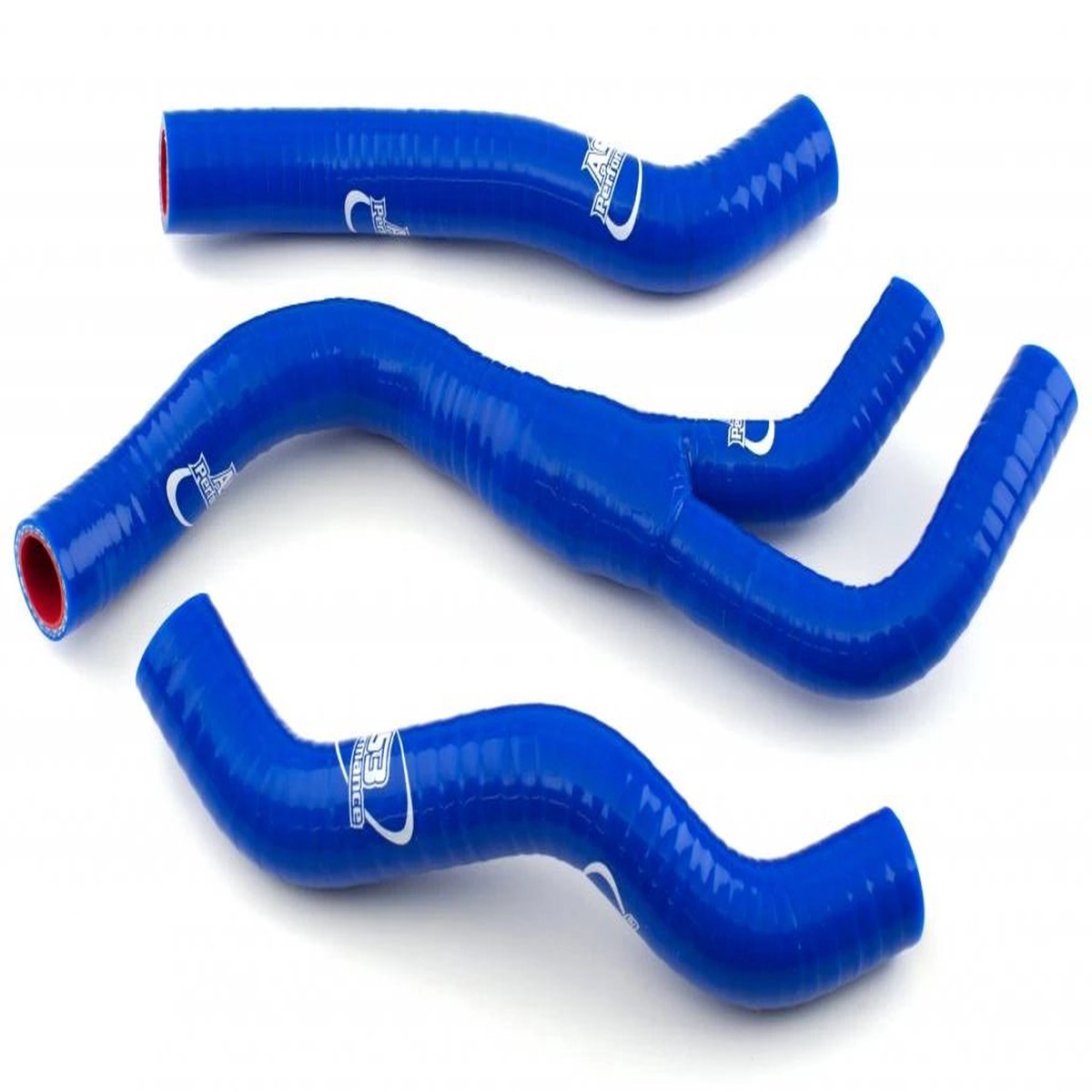 HONDA CR 125 1998-1999 AS3 PERFORMANCE SILICONE RADIATOR HOSES (Y-KIT) BLUE