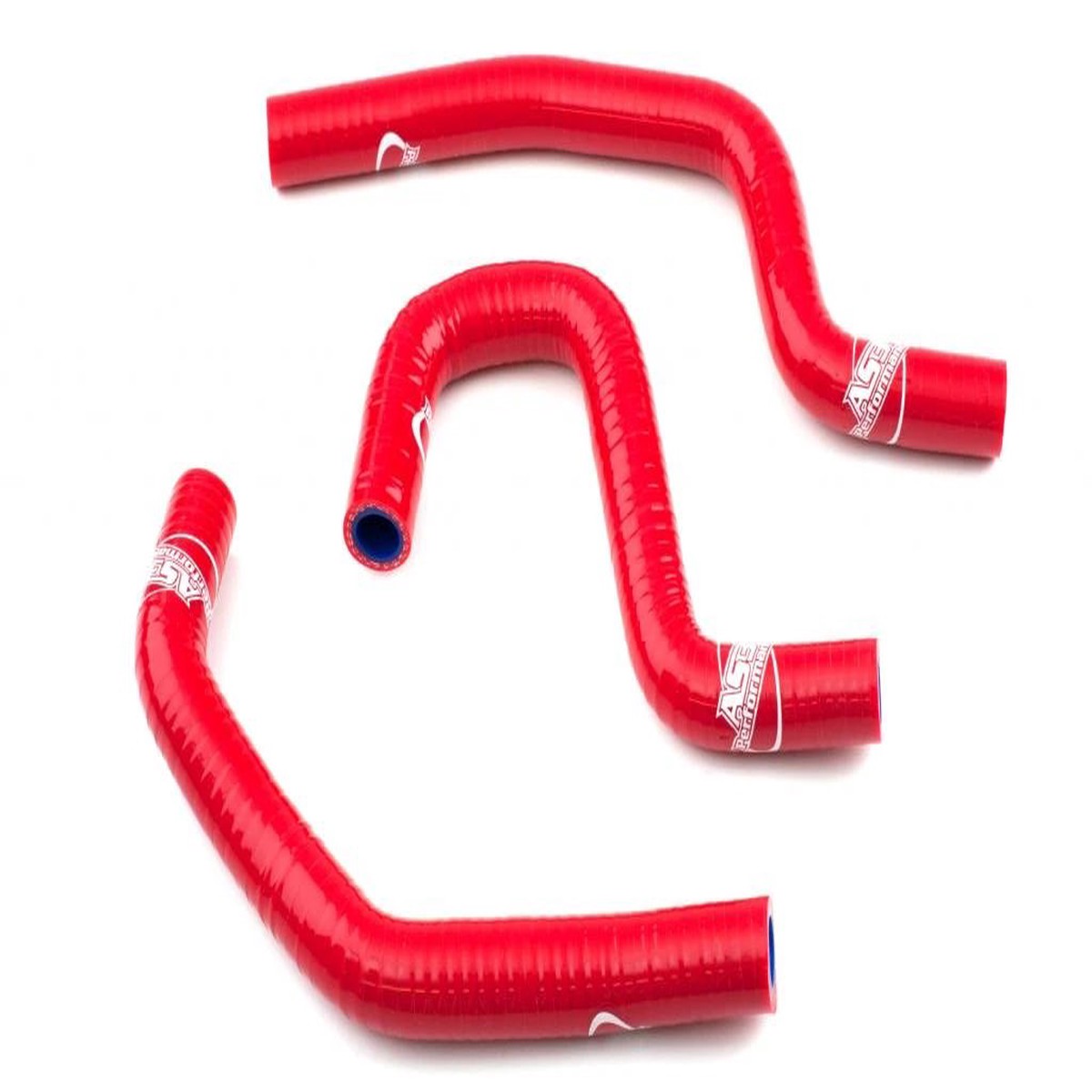 HONDA CR 80 1996-2002 CR 85 2003-2007 AS3 PERFORMANCE SILICONE RADIATOR HOSES RED
