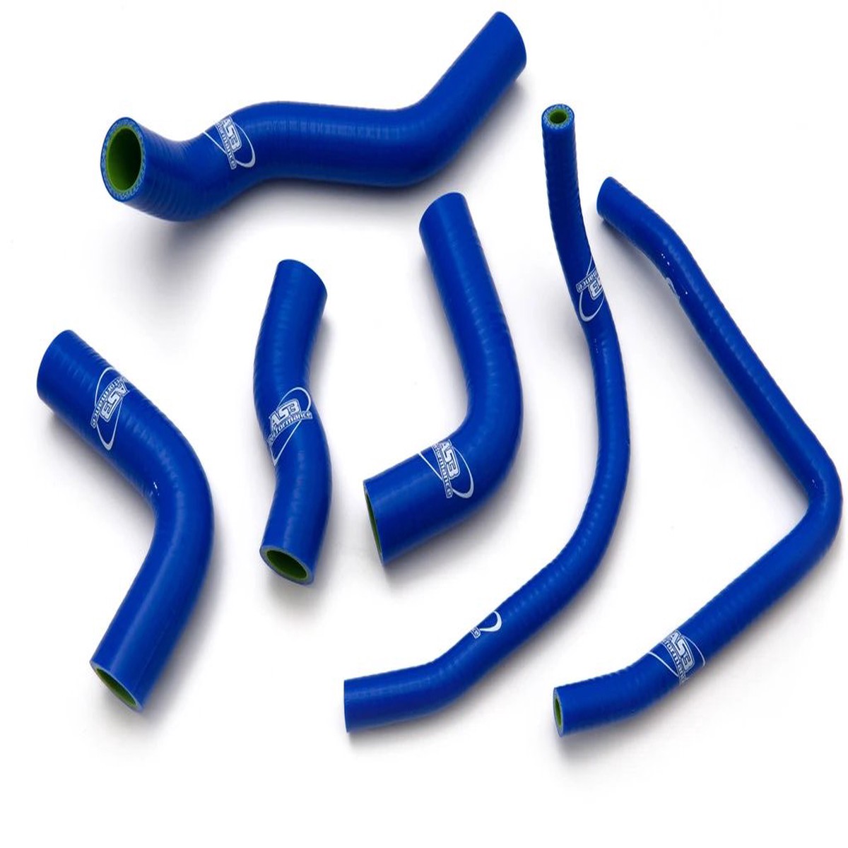 KAWASAKI Z 1000 2003-2006 AS3 PERFORMANCE SILICONE RADIATOR HOSES BLUE