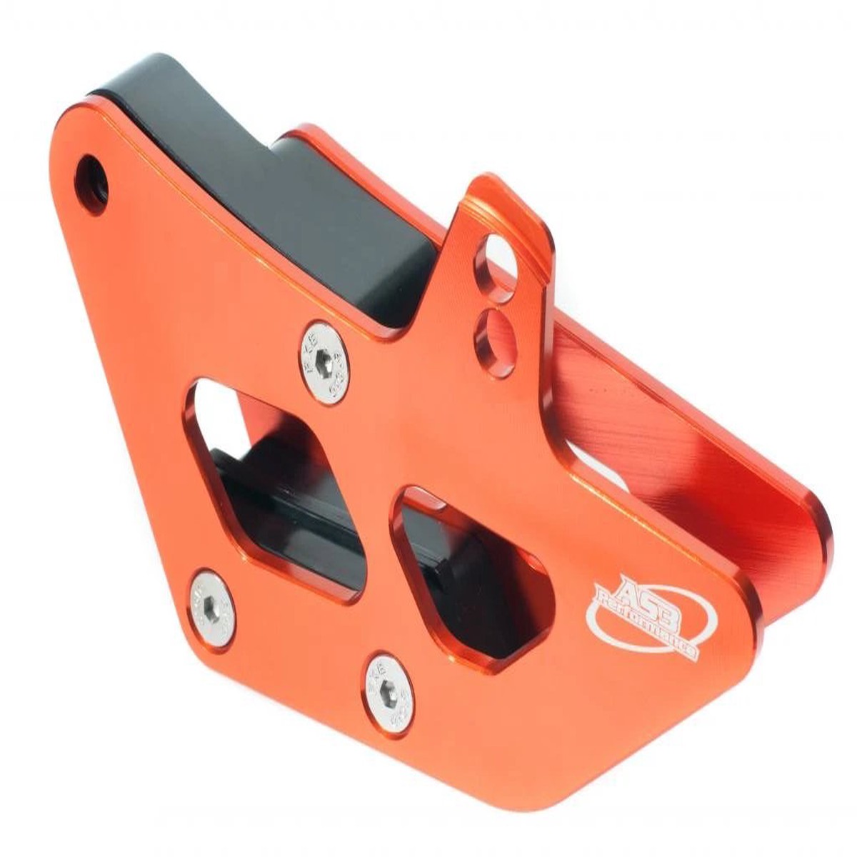 KTM 125 200 250 300 350 450 530 EXC EXC-F 2008-2013 AS3 ALUMINIUM CHAIN GUIDE ORANGE