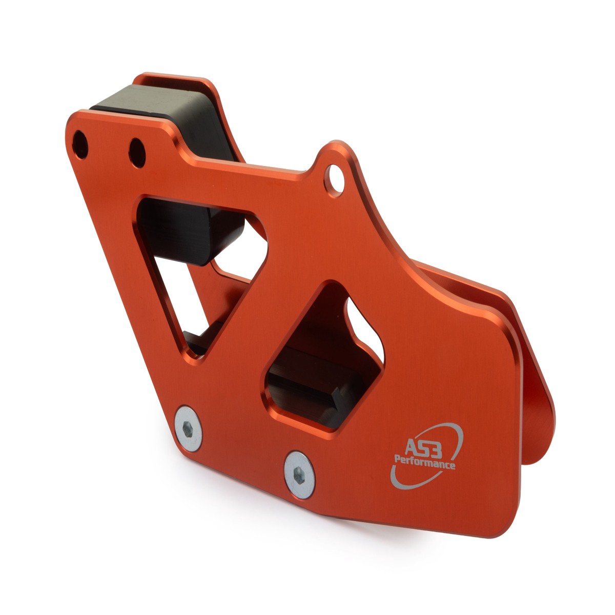 KTM 85 125 200 250 300 380 450 525 SX MXC EXC F 1993-2007 AS3 ALUMINIUM CHAIN GUIDE ORANGE