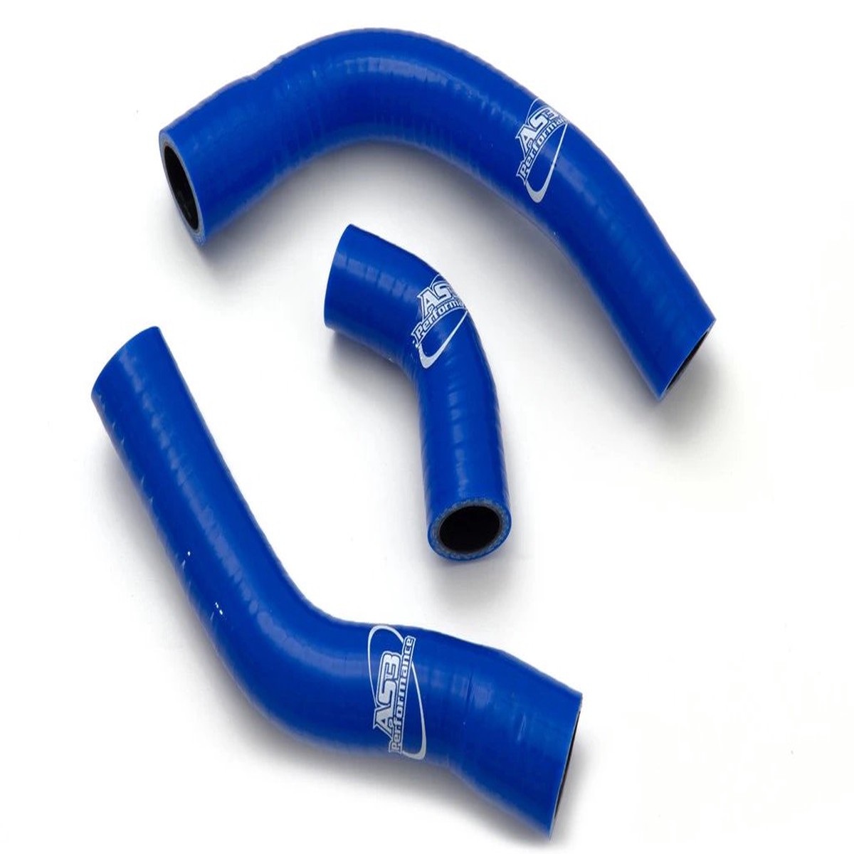 YAMAHA TDM 900 2002-2010 AS3 PERFORMANCE SILICONE RADIATOR HOSES BLUE
