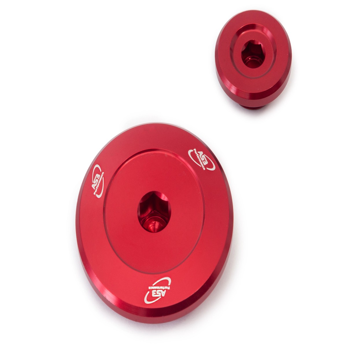 YAMAHA YZ 250 F 14-26 YZ 450 F 10-22 WR 250 F 15-26 WR 450 F 15-23 YZ 250 FX 15-27 YZ 450 FX 15-23 AS3 ALUMINIUM ENGINE PLUG KIT RED