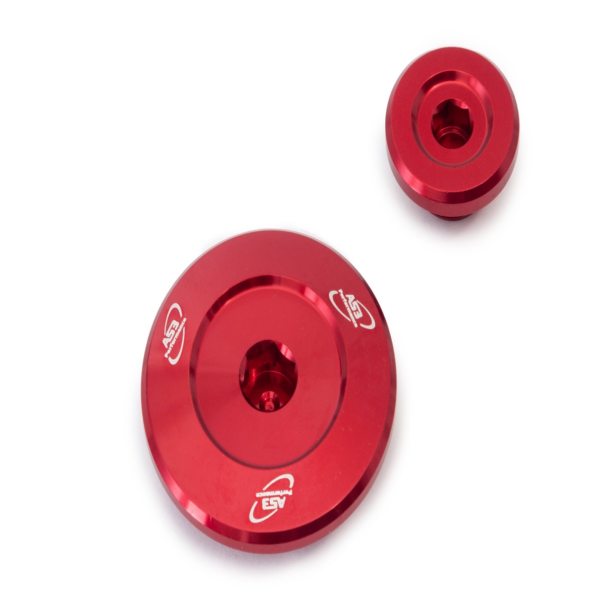 YAMAHA YZ 250 F 2001-2013 YZ 400 426 450 F 1998-2005 WR 250 F 2001-2002 AS3 ALUMINIUM ENGINE PLUG KIT RED