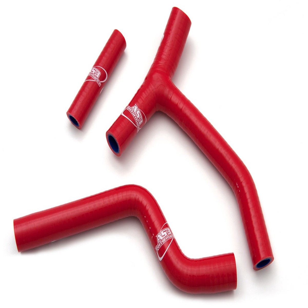 YAMAHA YZ 250 F 2010-2013 AS3 PERFORMANCE SILICONE RADIATOR HOSES (Y-KIT) RED