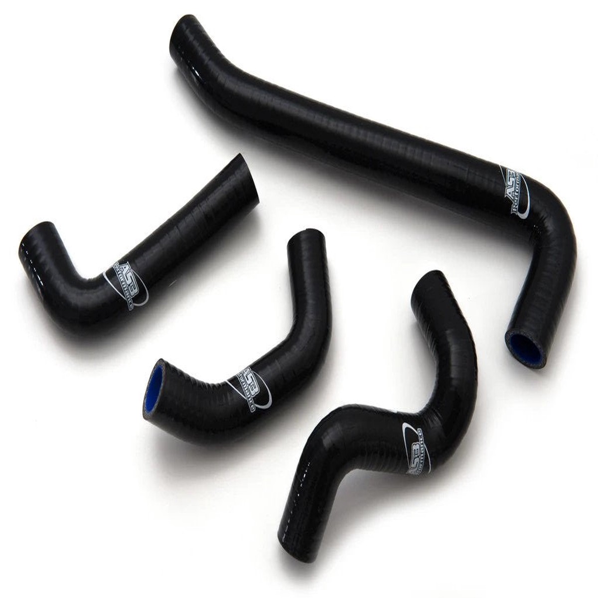 BMW F 650 GS F650 GS DAKAR 2000-2004 AS3 PERFORMANCE SILICONE RADIATOR HOSES BLACK