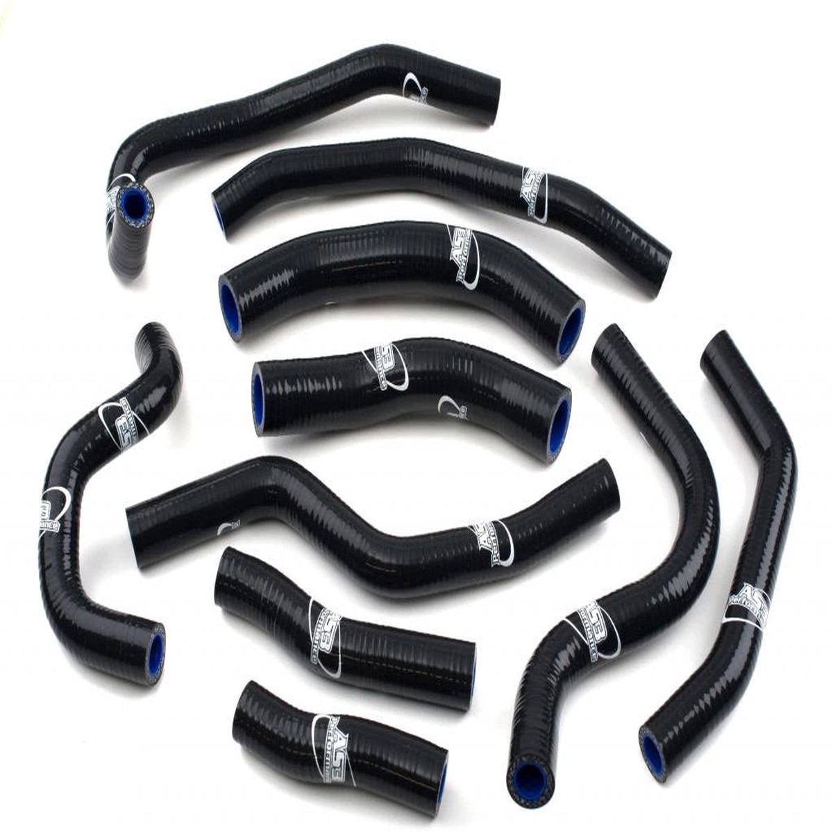HONDA XL 600 V TRANSALP 1987-1993 AS3 PERFORMANCE SILICONE RADIATOR HOSES BLACK