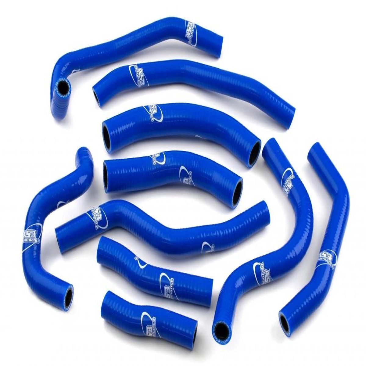 HONDA XL 600 V TRANSALP 1987-1993 AS3 PERFORMANCE SILICONE RADIATOR HOSES BLUE