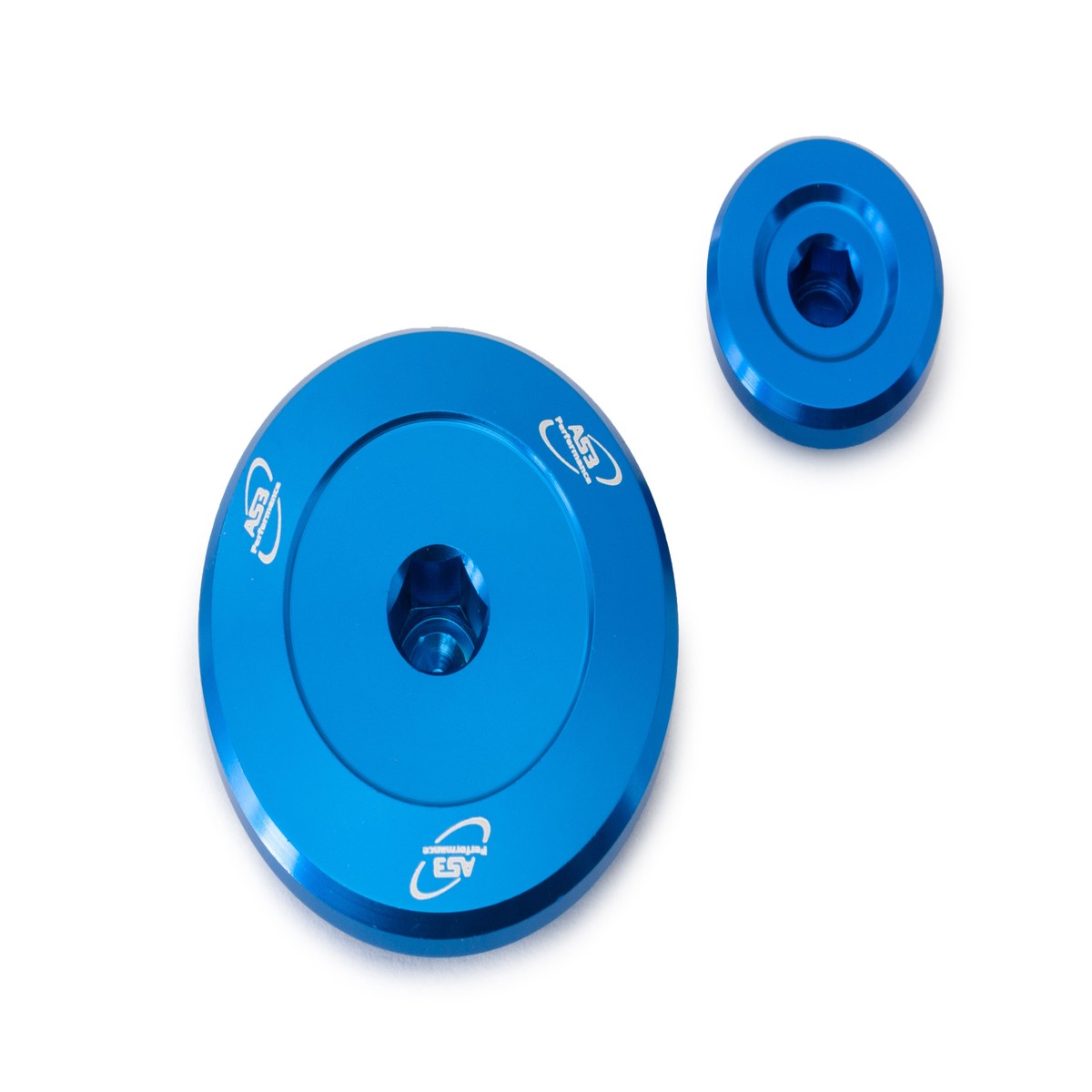 YAMAHA YZ 250 F 14-26 YZ 450 F 10-22 WR 250 F 15-26 WR 450 F 15-23 YZ 250 FX 15-27 YZ 450 FX 15-23 AS3 ALUMINIUM ENGINE PLUG KIT BLUE