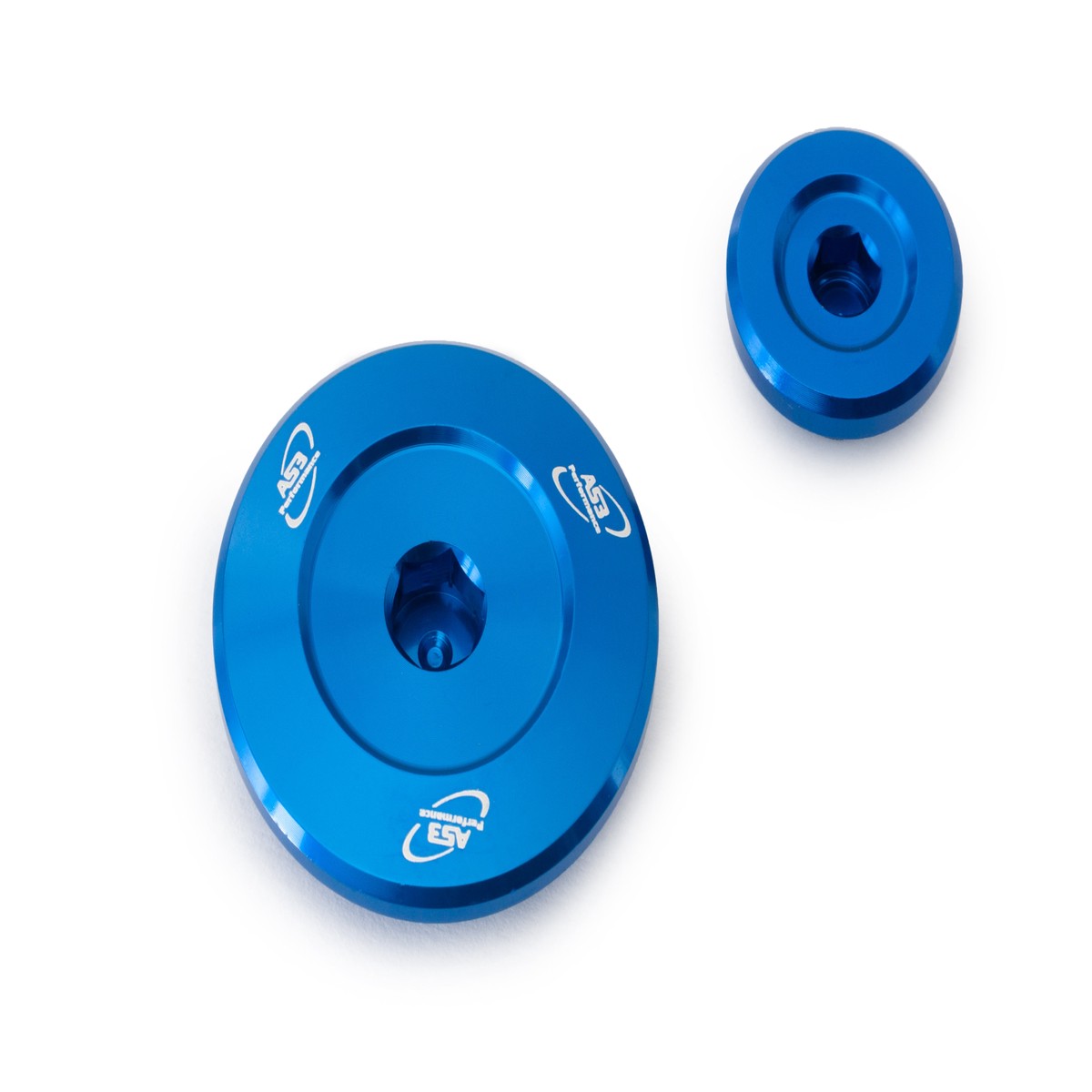 YAMAHA YZ 250 F 2001-2013 YZ 400 426 450 F 1998-2005 WR 250 F 2001-2002 AS3 ALUMINIUM ENGINE PLUG KIT BLUE