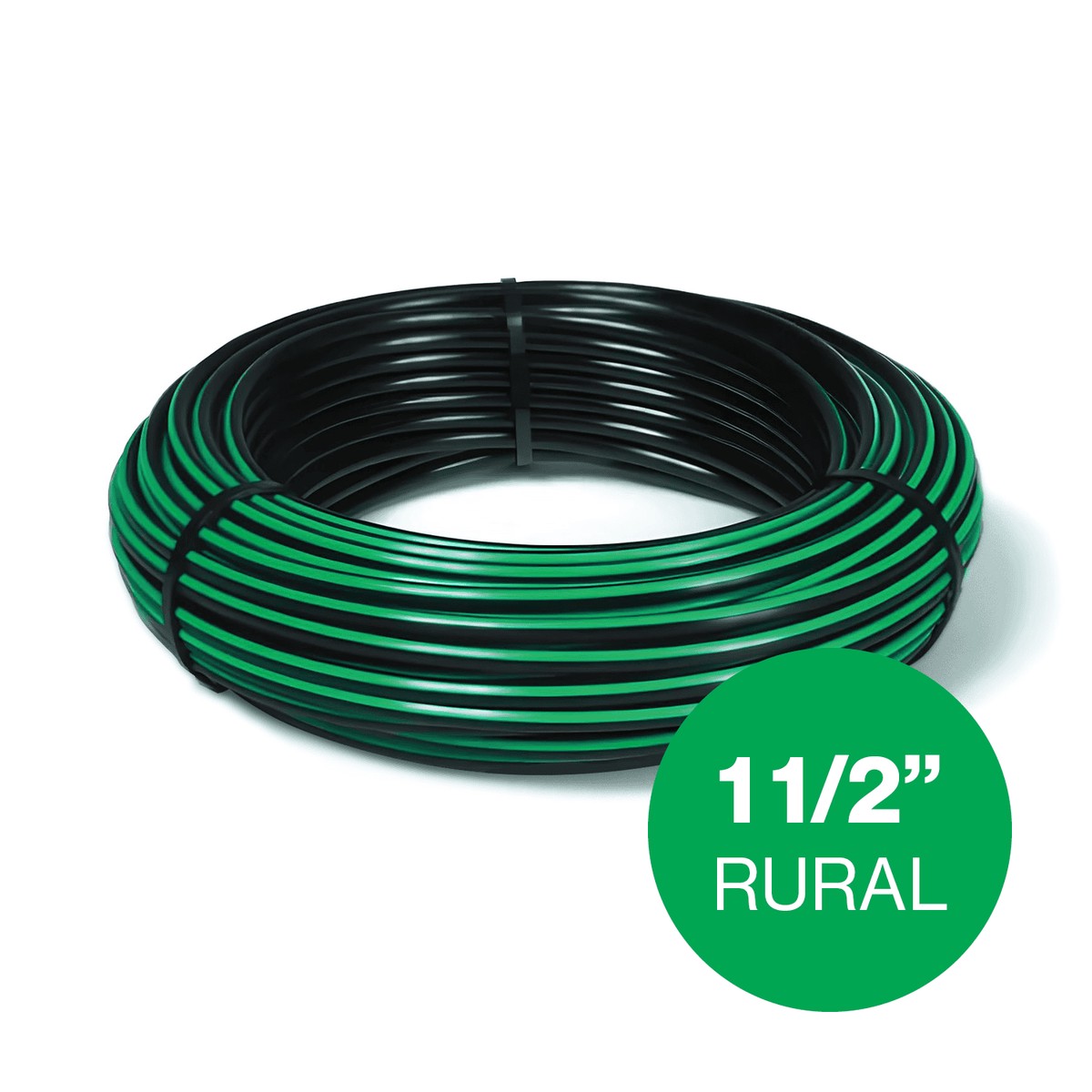 1 1/2" Rural Green Line Poly Pipe