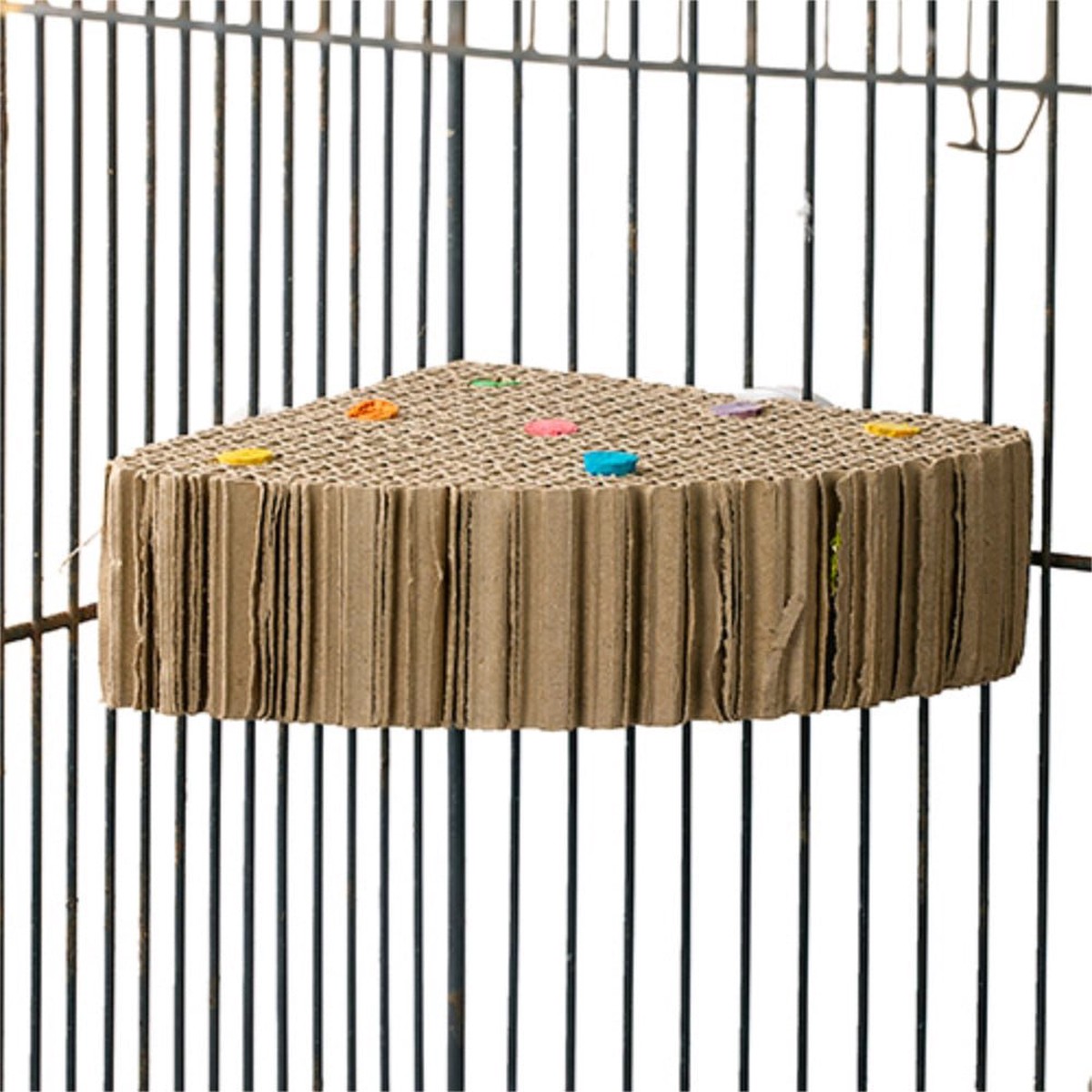Bird Toy - Destructive - Corner Cardboard Treat N Seek
