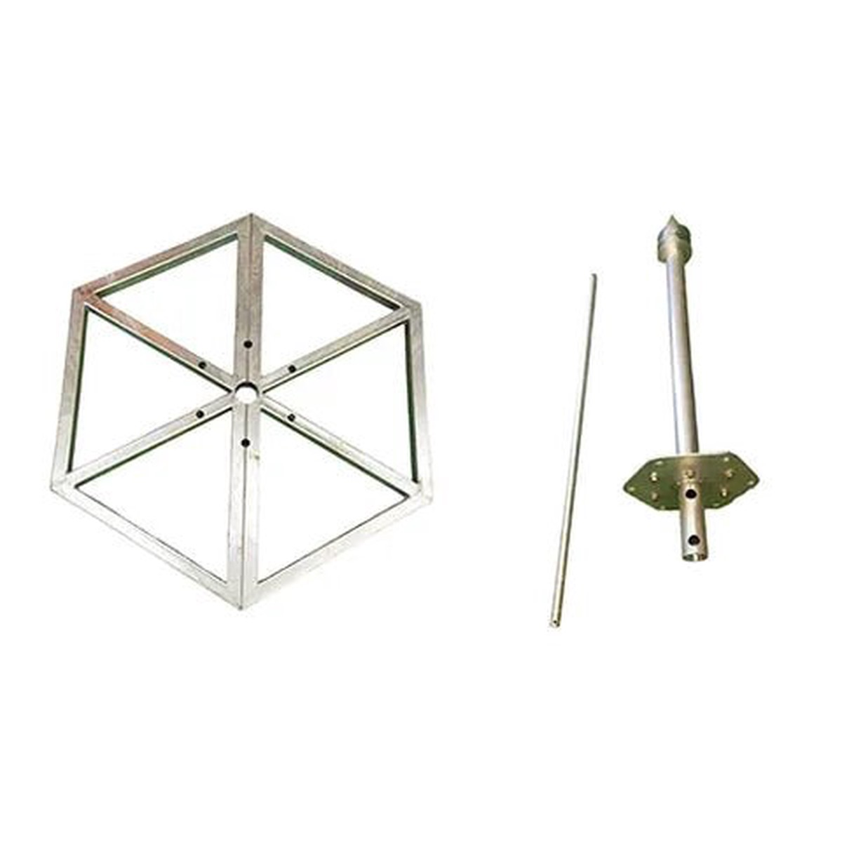 Cattle Scratch Brush Totem - Base Anchor Kit