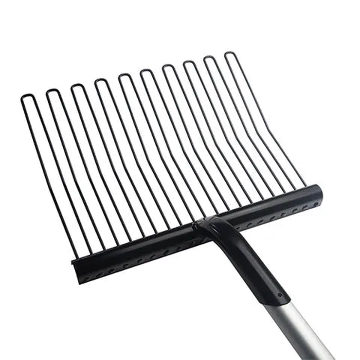 Economy Rubber Matting Stable Fork - Metal - Aluminium Handle