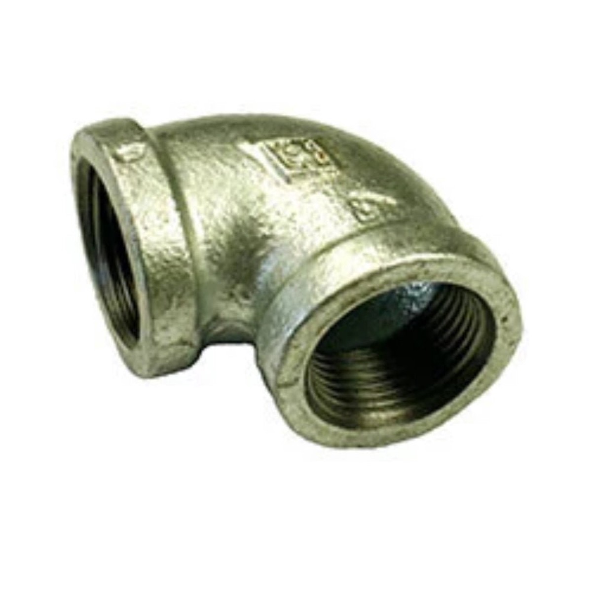 Galvanised 90D Elbow Female/Female