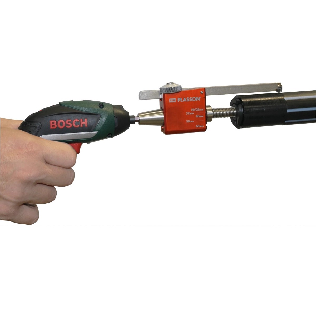 Pipe End Peeler Drill Powered C/W Mandrels - 25mm-75mm