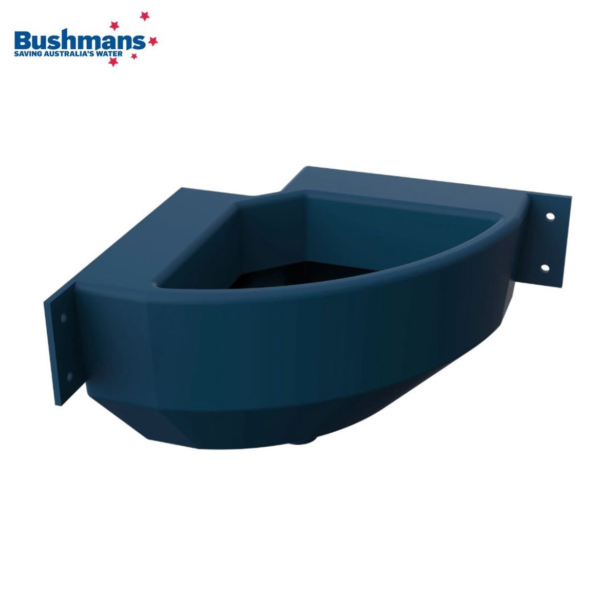 Bushmans 33L Corner Trough Livestock Waterer with Float