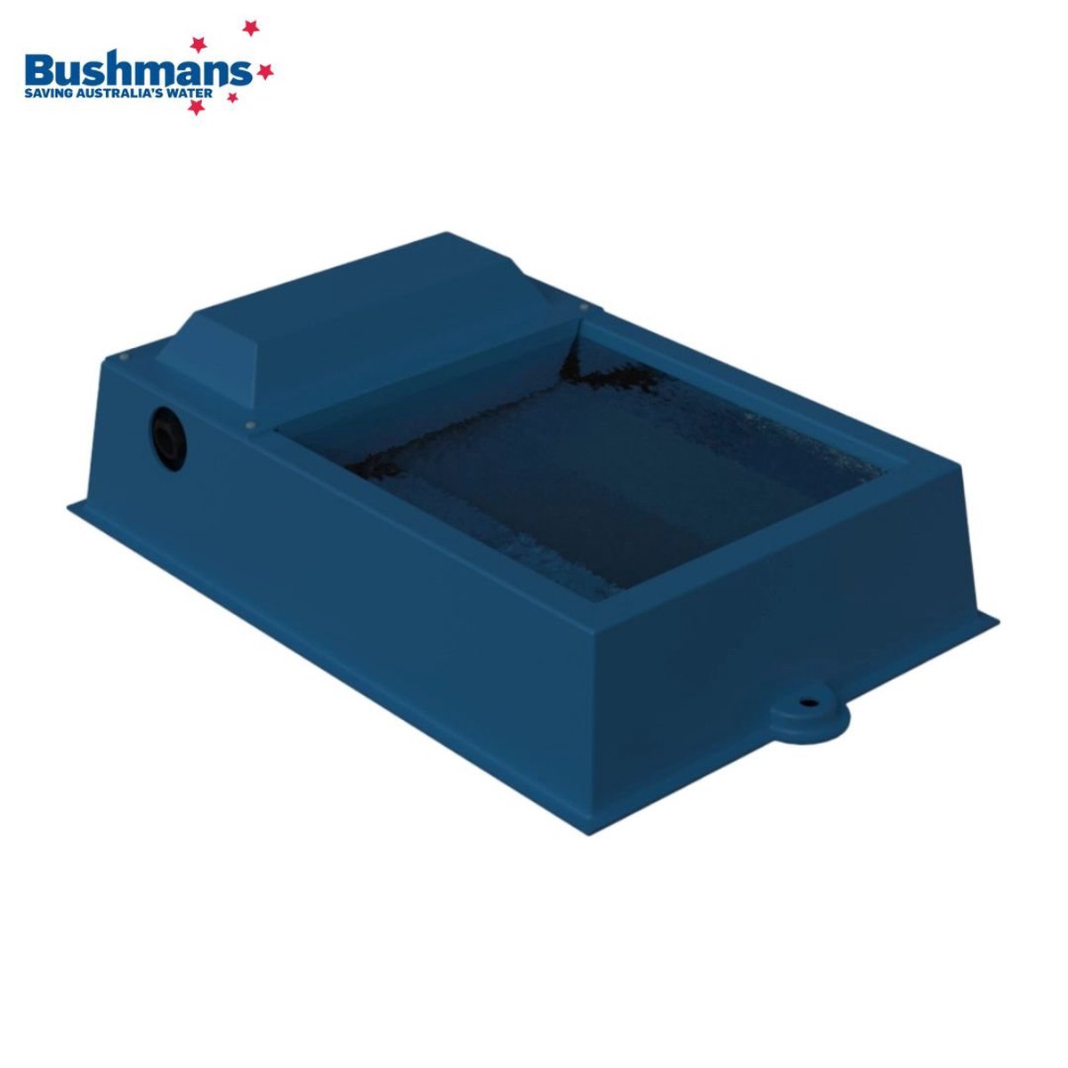 Bushmans 35L Rectangular Trough Livestock Waterer Kit with Float