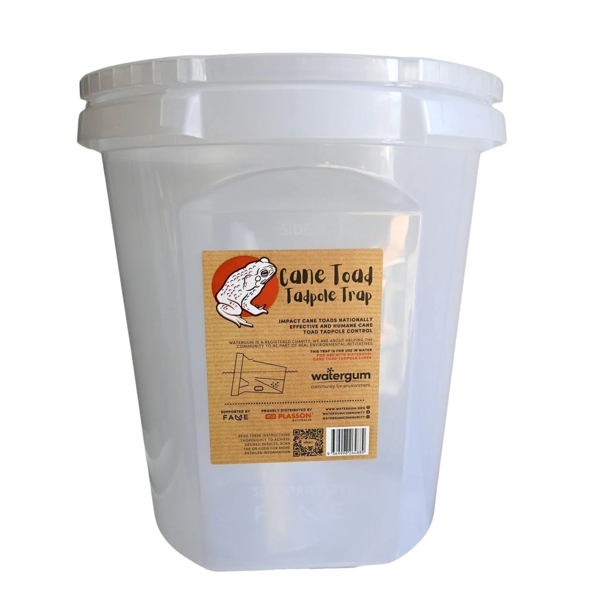 Cane Toad Tadpole Trap - Lures Not Included
